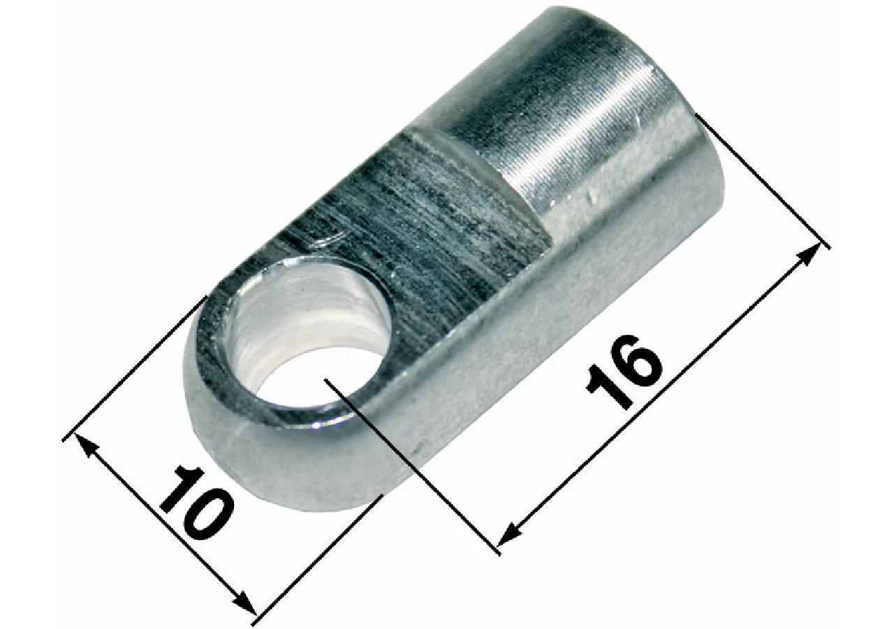 Lasche Loch-ø 6,1 mm, Laschenstärke 6 mm, Gewinde M6 GartenShop24 - Hochwertige Gartengeräte