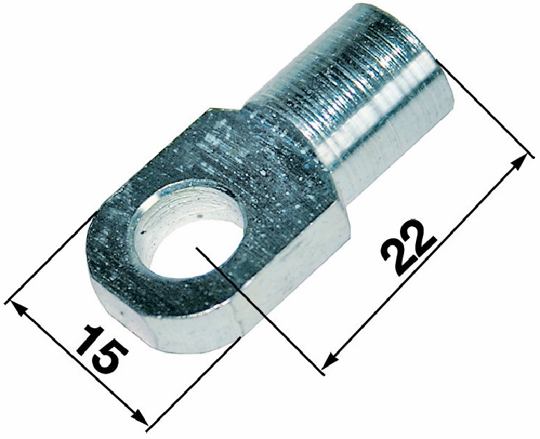 Lasche Loch-ø 8,1 mm, Laschenstärke 5 mm, Gewinde M8 GartenShop24 - Hochwertige Gartengeräte