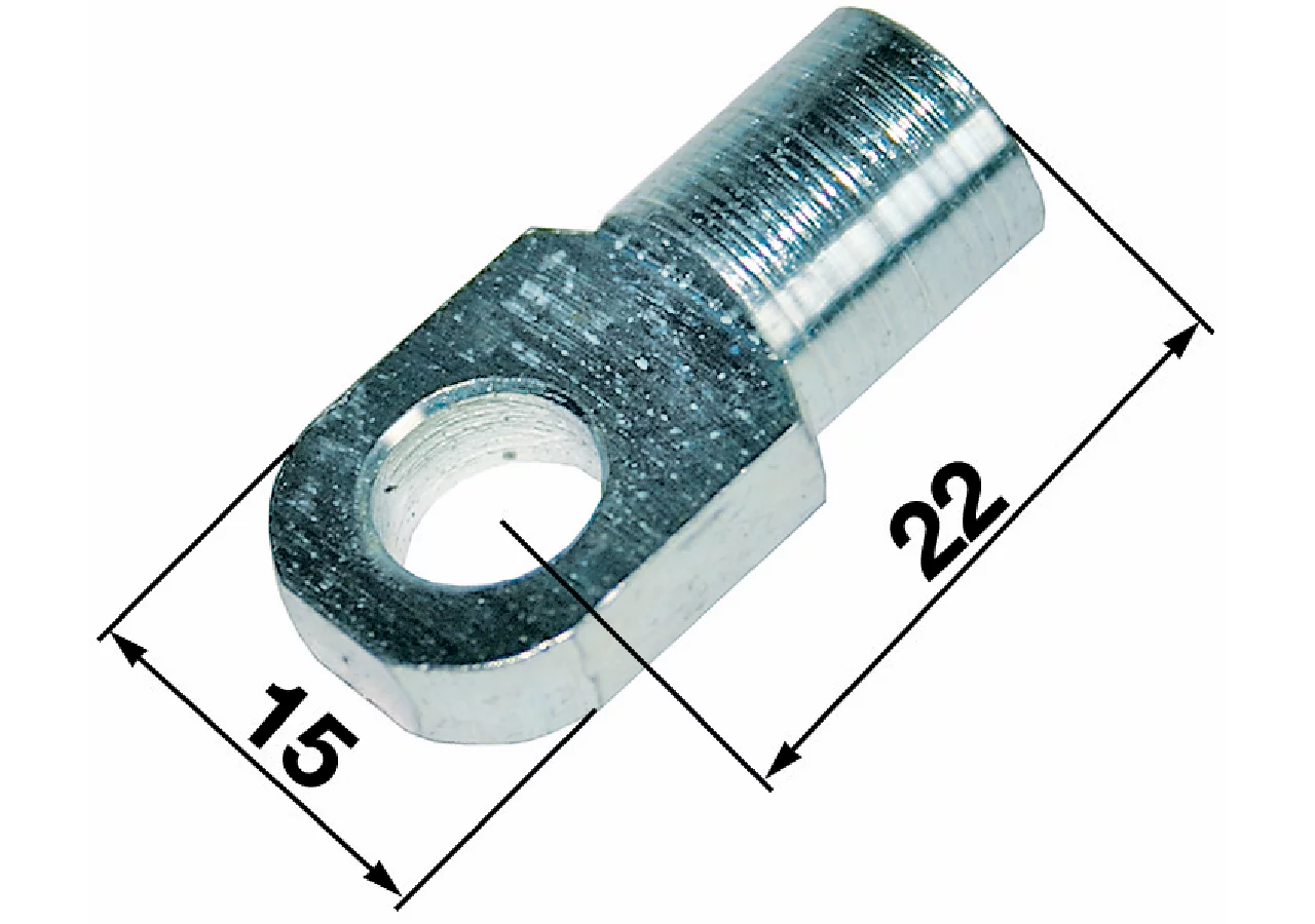 Lasche Loch-ø 8,1 mm, Laschenstärke 5 mm, Gewinde M8 GartenShop24 - Hochwertige Gartengeräte