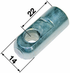 Lasche Loch-ø 8,1 mm, Laschenstärke 10 mm, Gewinde M8 GartenShop24 - Hochwertige Gartengeräte