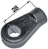 Lasche PVC – Loch-ø 8,1 mm, Laschenstärke 10 mm, Gewinde M8 GartenShop24 - Hochwertige Gartengeräte