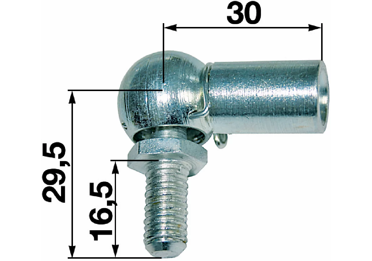 Winkelgelenk Gewinde M8/M8 GartenShop24 - Hochwertige Gartengeräte