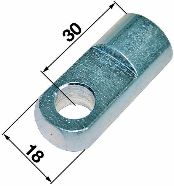Lasche Loch-ø 10,1 mm, Laschenstärke 10 mm, Gewinde M10 GartenShop24 - Hochwertige Gartengeräte