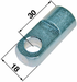 Lasche Loch-ø 10,1 mm, Laschenstärke 10 mm, Gewinde M10 GartenShop24 - Hochwertige Gartengeräte