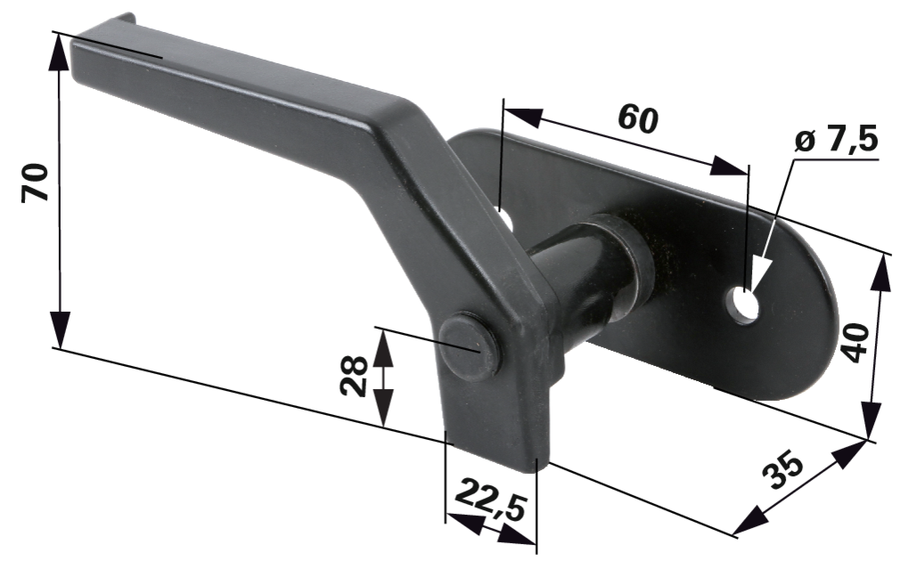 Fensterverschluss anstelle von Case IH 224736A1 GartenShop24 - Hochwertige Gartengeräte