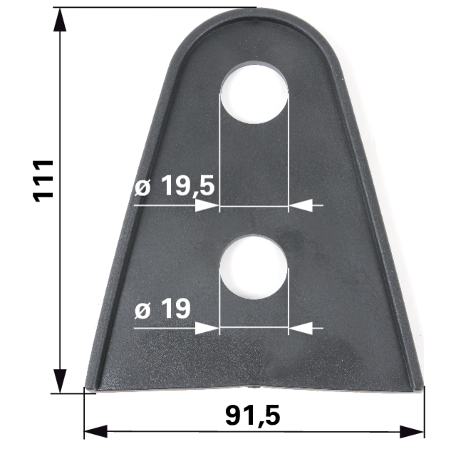 Dichtung für Türscharnier anstelle von CNH 82035977 GartenShop24 - Hochwertige Gartengeräte