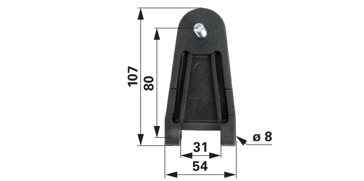 Scharniersatz für Front- und Heckscheibe anstelle von Mauser P-002.00.122 GartenShop24 - Hochwertige Gartengeräte
