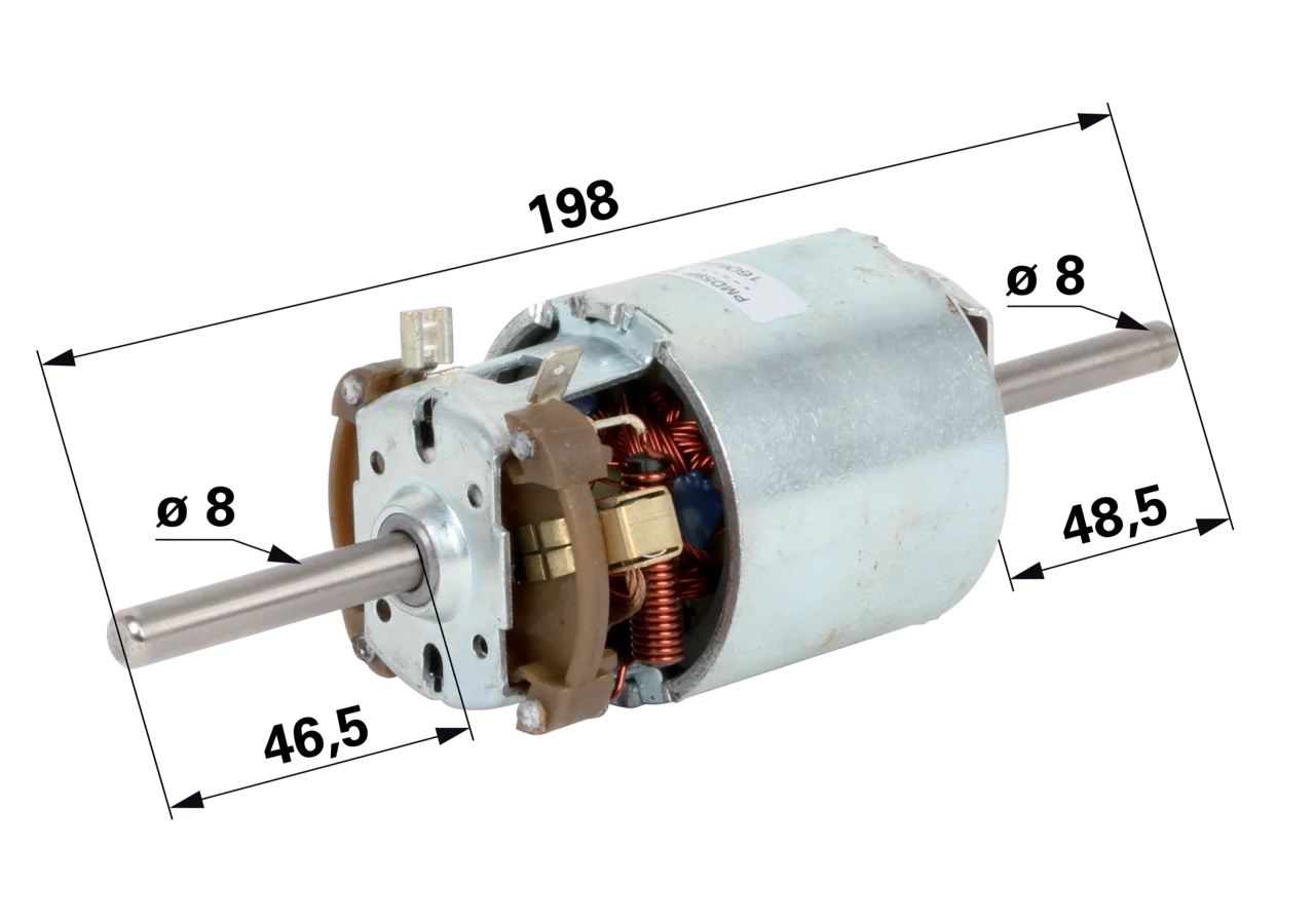 Lüftermotor 12V anstelle von Bosch 0130063032 GartenShop24 - Hochwertige Gartengeräte