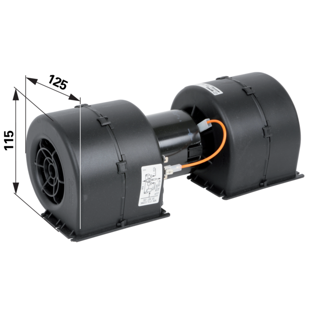 Lüftermotor komplett anstelle von Lindner 3004200 GartenShop24 - Hochwertige Gartengeräte