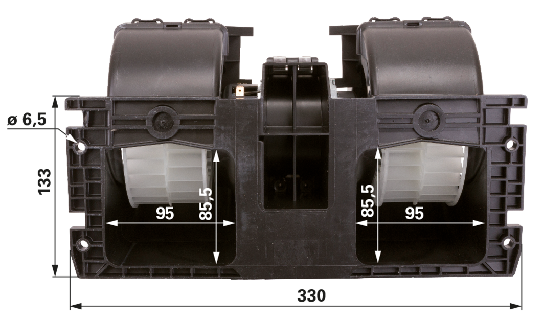 Mahle Lüftermotor anstelle von Fendt G524810130101 Mahle