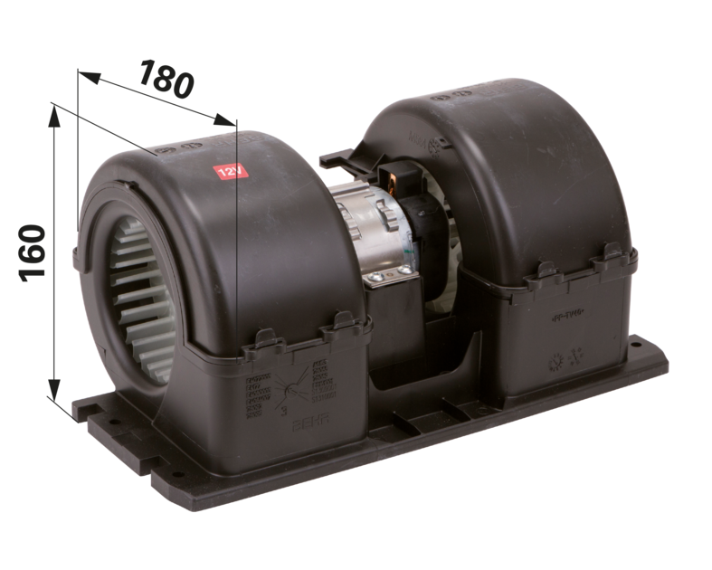 Mahle Lüftermotor anstelle von Fendt G524810130101 Mahle