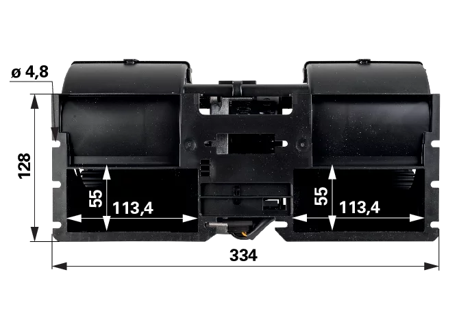 Lüftermotor mit Gehäuse 12 V anstelle von Fendt G930810140023 GartenShop24 - Hochwertige Gartengeräte