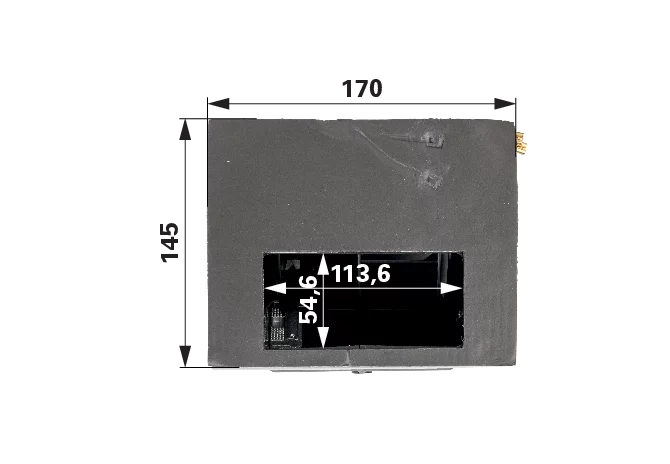 Lüftermotor mit Gehäuse komplett 12 V 1 Stufe anstelle von John Deere AL39043 GartenShop24 - Hochwertige Gartengeräte
