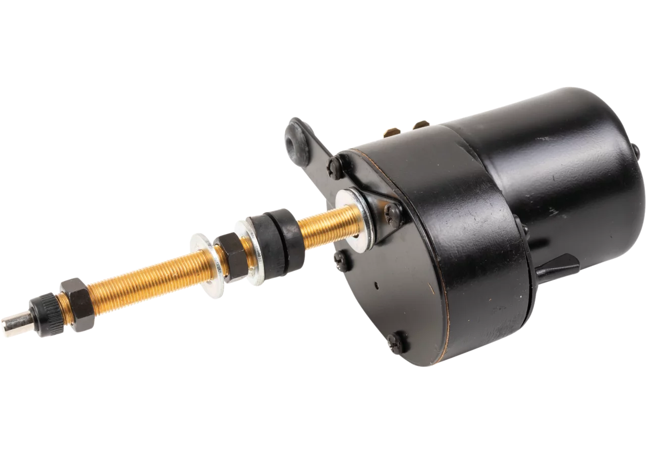 Scheibenwischermotor 12V mit Schalter, Drehwinkel 110°, Achslänge 115 mm GartenShop24 - Hochwertige Gartengeräte