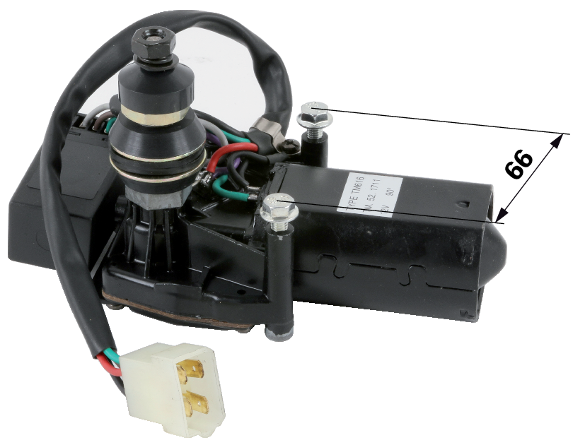 Wischermotor 95 Grad mit Parkstellung anstelle von Deutz-Fahr 04398897 GartenShop24 - Hochwertige Gartengeräte