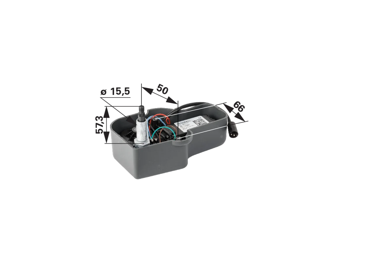 Scheibenwischermotor Heckscheibe 12 V, Drehwinkel 175°, anstelle von Carraro 45320110 GartenShop24 - Hochwertige Gartengeräte