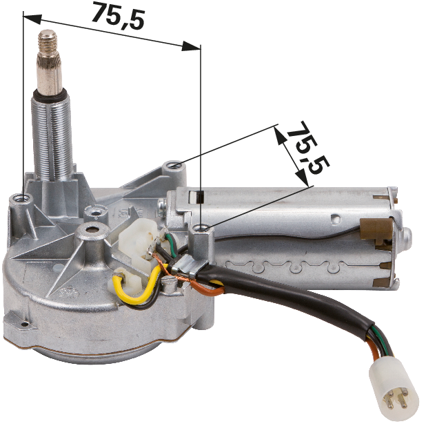 Wischermotor hinten anstelle von Fendt G205812170021 GartenShop24 - Hochwertige Gartengeräte