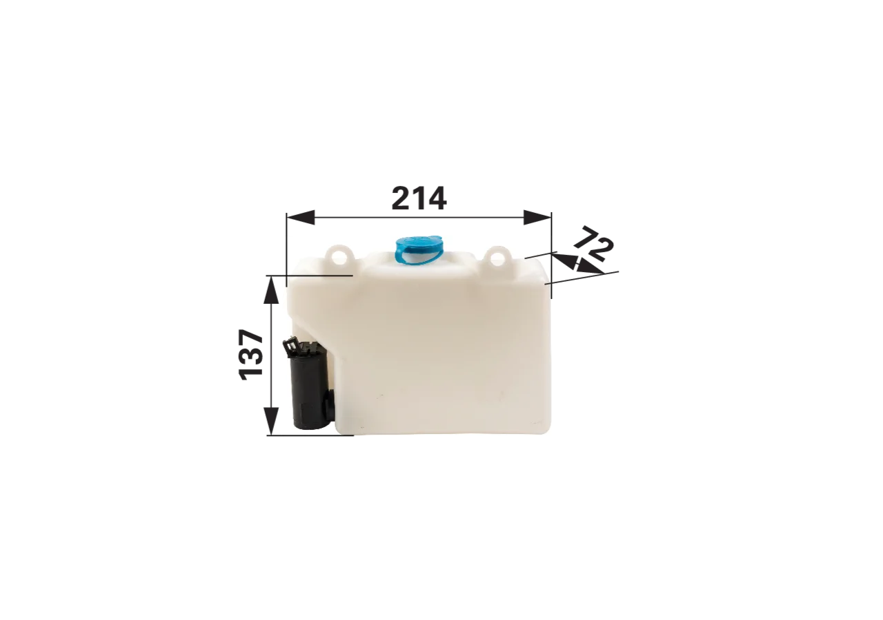 Scheibenwaschanlage mit Pumpe 12V – Inhalt 1,9 Liter GartenShop24 - Hochwertige Gartengeräte