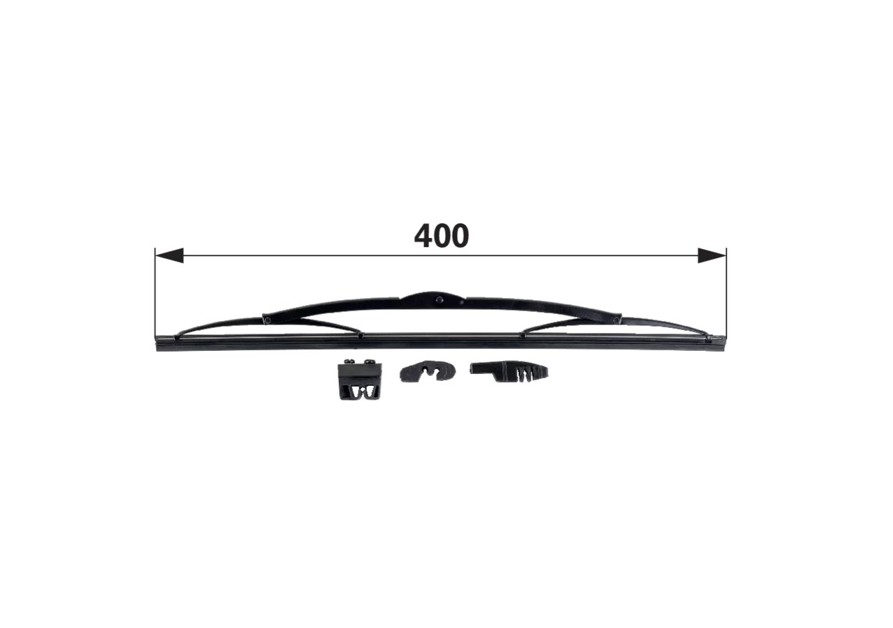 Scheibenwischerblatt 400 mm zum Schrauben GartenShop24 - Hochwertige Gartengeräte