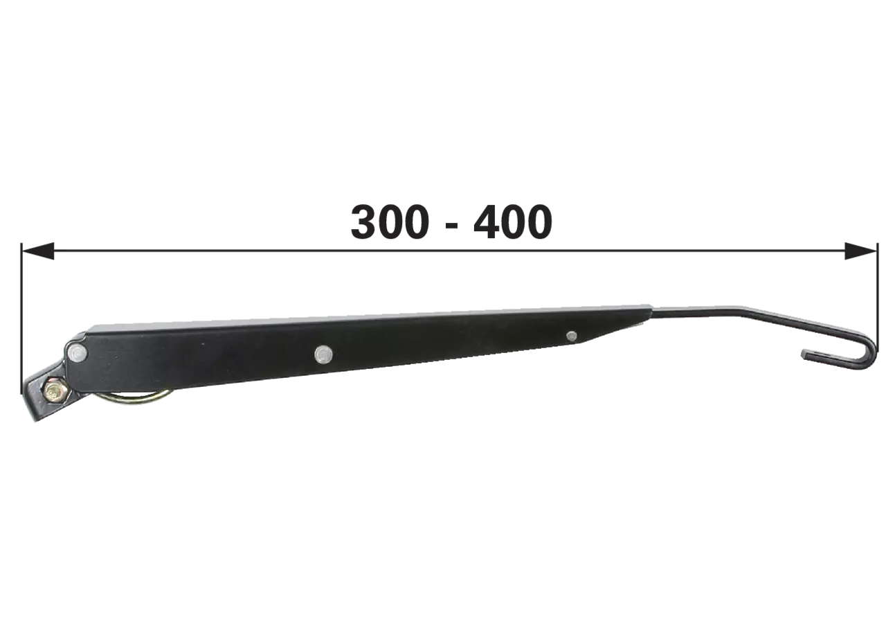 Wischerarm Hakenbefestigung, Aufnahme zylindrisch, M6 Länge (L) max. 400 mm GartenShop24 - Hochwertige Gartengeräte