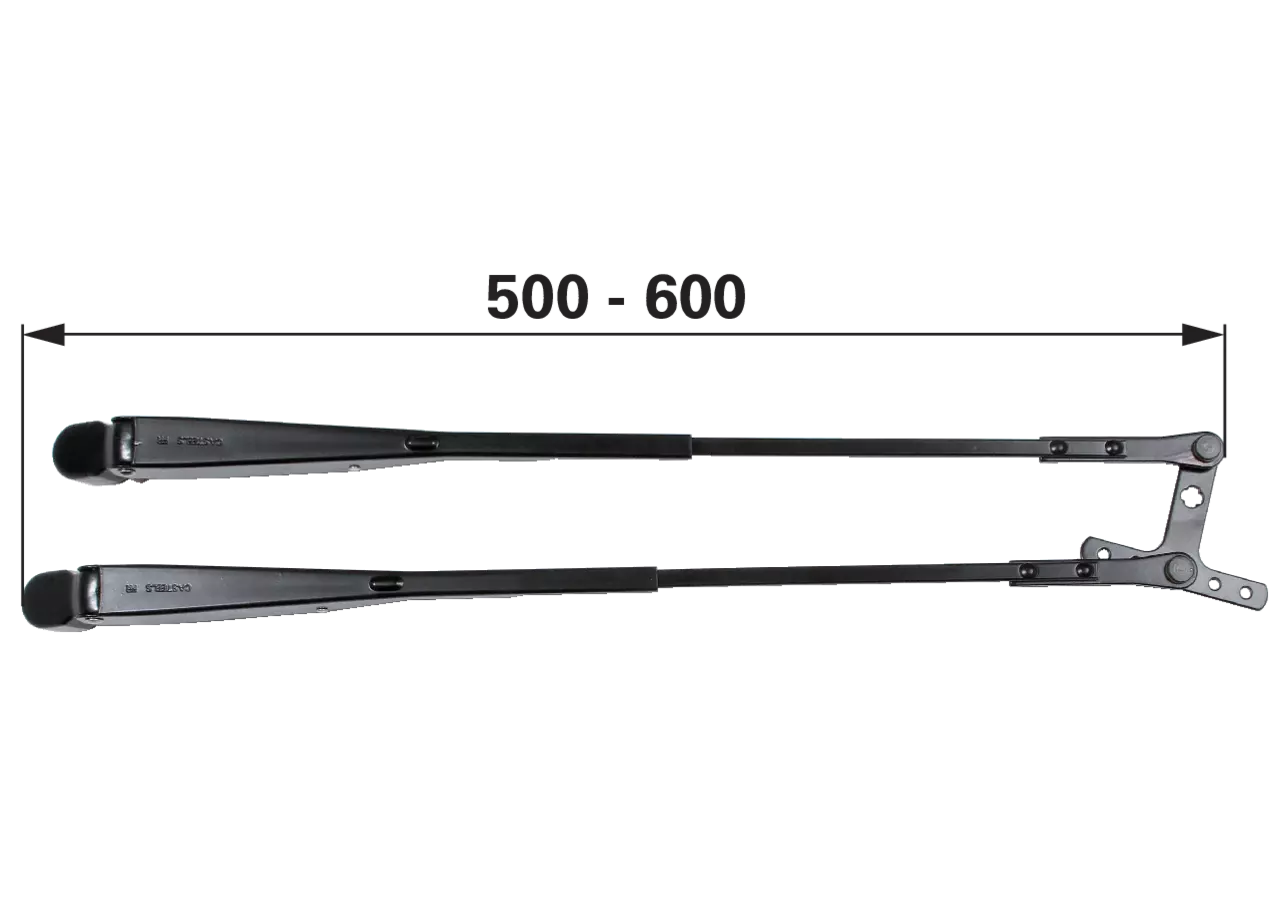 Parallelwischerarm 500–600 mm, 1x konisch, M6 GartenShop24 - Hochwertige Gartengeräte