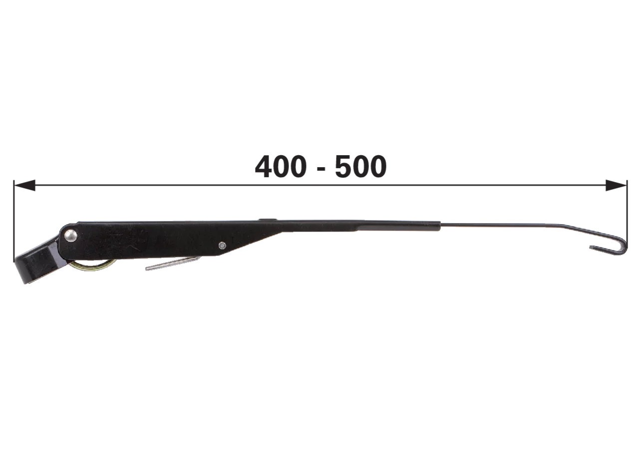 Wischerarm 400–500 mm M6 GartenShop24 - Hochwertige Gartengeräte