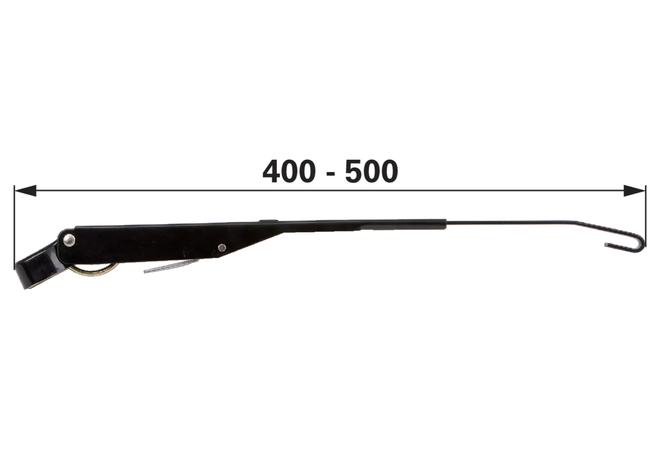 Wischerarm 400–500 mm Aufnahme konisch M8 GartenShop24 - Hochwertige Gartengeräte