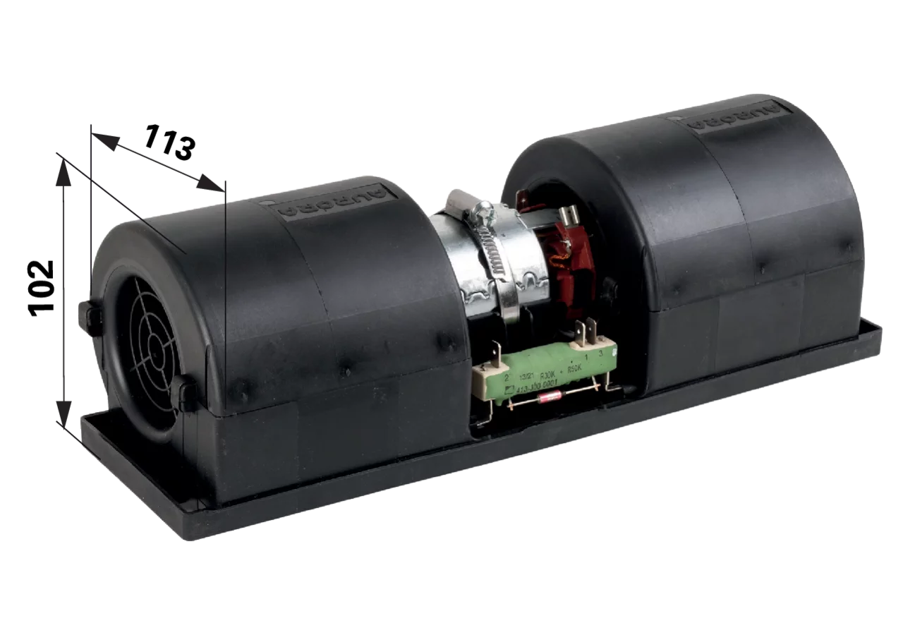 Lindner Lüftermotor komplett mit Gehäuse 12 V anstelle von 3204689 GartenShop24 - Hochwertige Gartengeräte