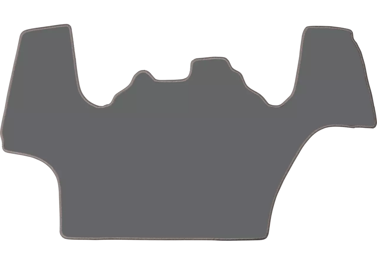Bodenmatte Velour passend für New Holland T4 – Farbe anthrazit, Ränder gekettelt GartenShop24 - Hochwertige Gartengeräte
