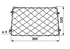 Rückwandnetz komplett mit Befestigungslaschen 360 x 220 mm schwarz GartenShop24 - Hochwertige Gartengeräte