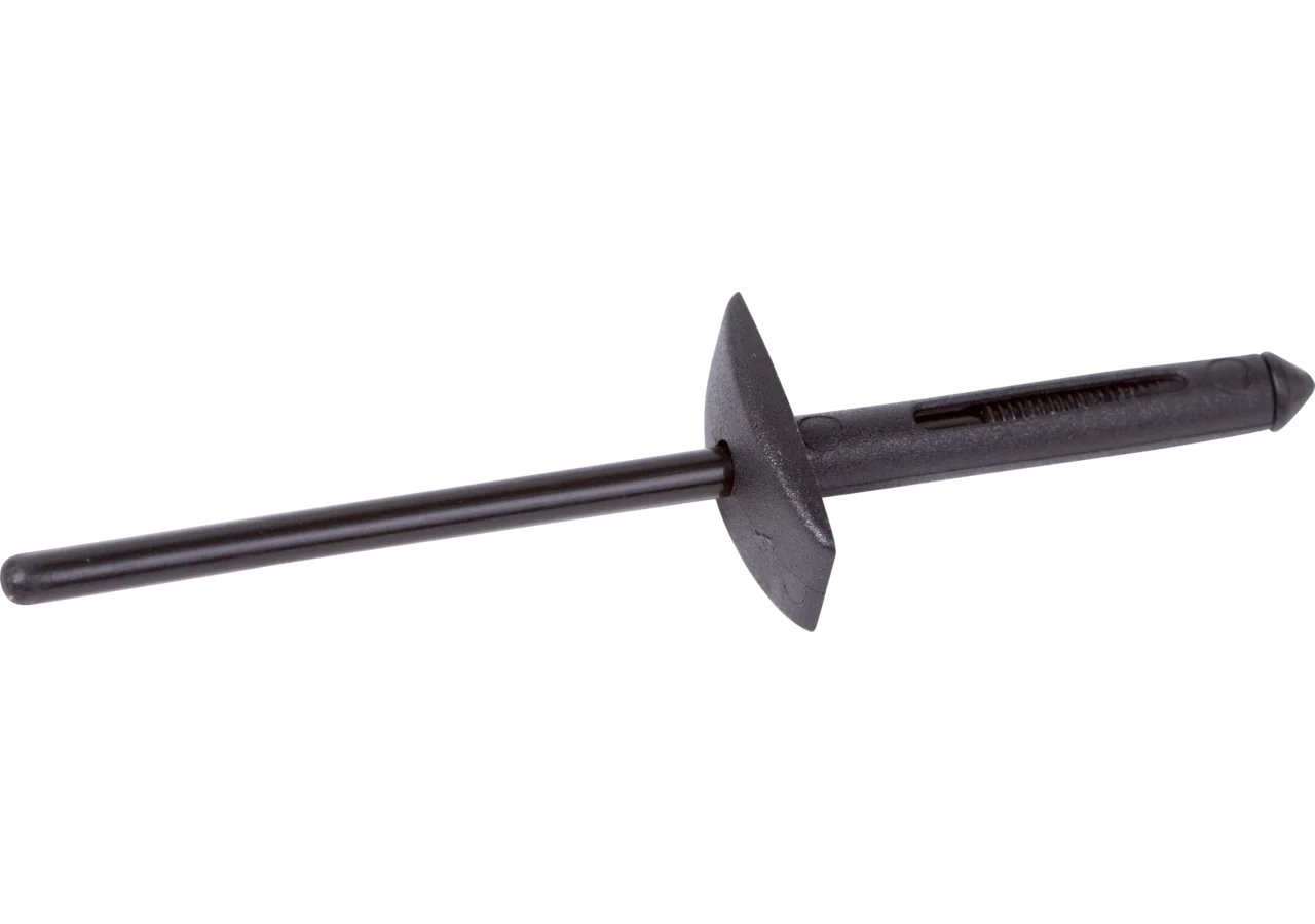 Kunststoffniete S8016-1, Außendurchmesser 3,8 mm, Länge 27 mm, 10 Stück GartenShop24 - Hochwertige Gartengeräte