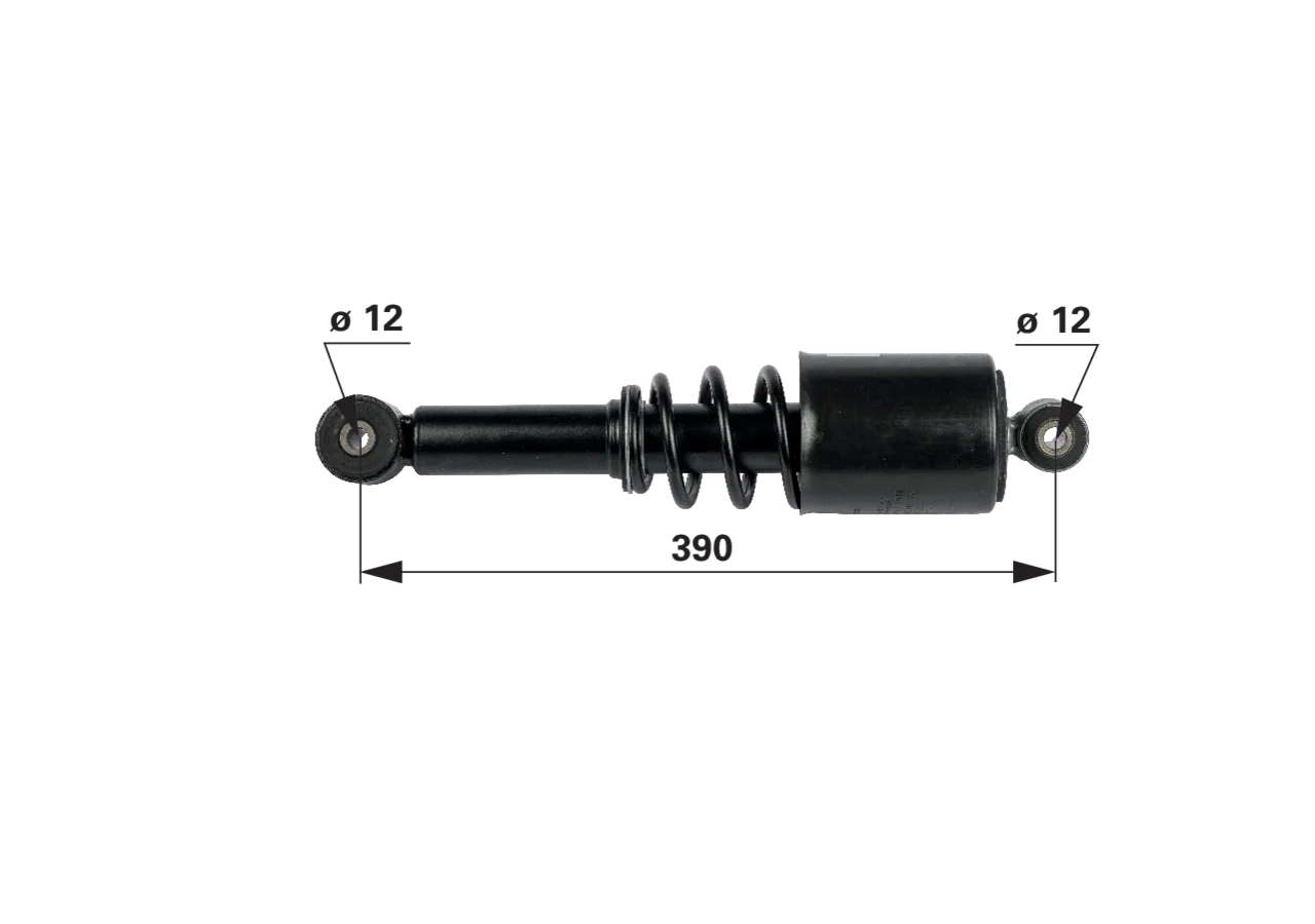 Sachs Stoßdämpfer anstelle von Massey Ferguson 4298139M3 Sachs