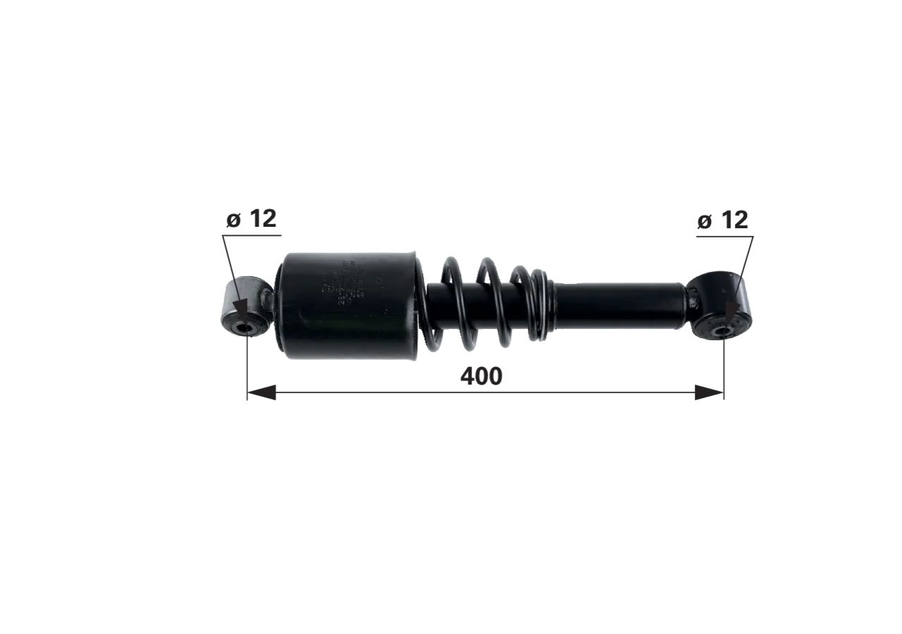 Sachs Stoßdämpfer anstelle von Massey Ferguson 4382438M1 Sachs