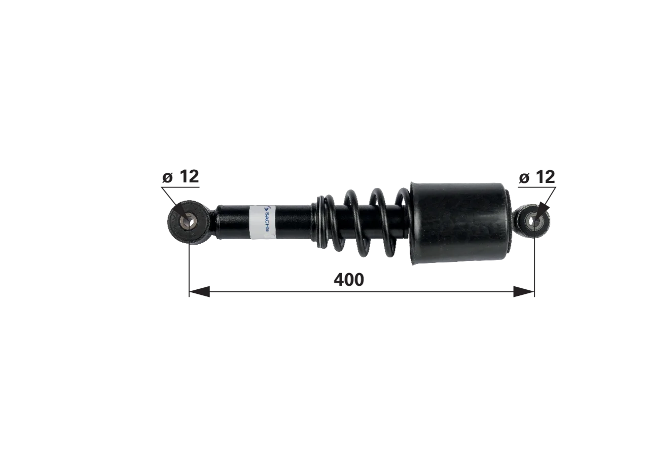 Sachs Stoßdämpfer anstelle von Massey Ferguson ACW3378860 Sachs