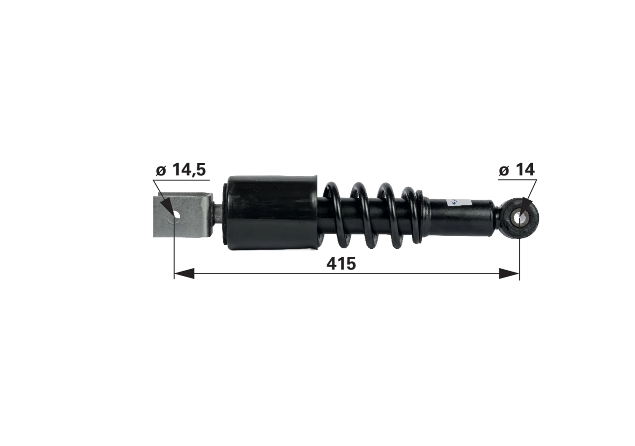 Sachs Stoßdämpfer anstelle von Massey Ferguson 4353610M4 Sachs