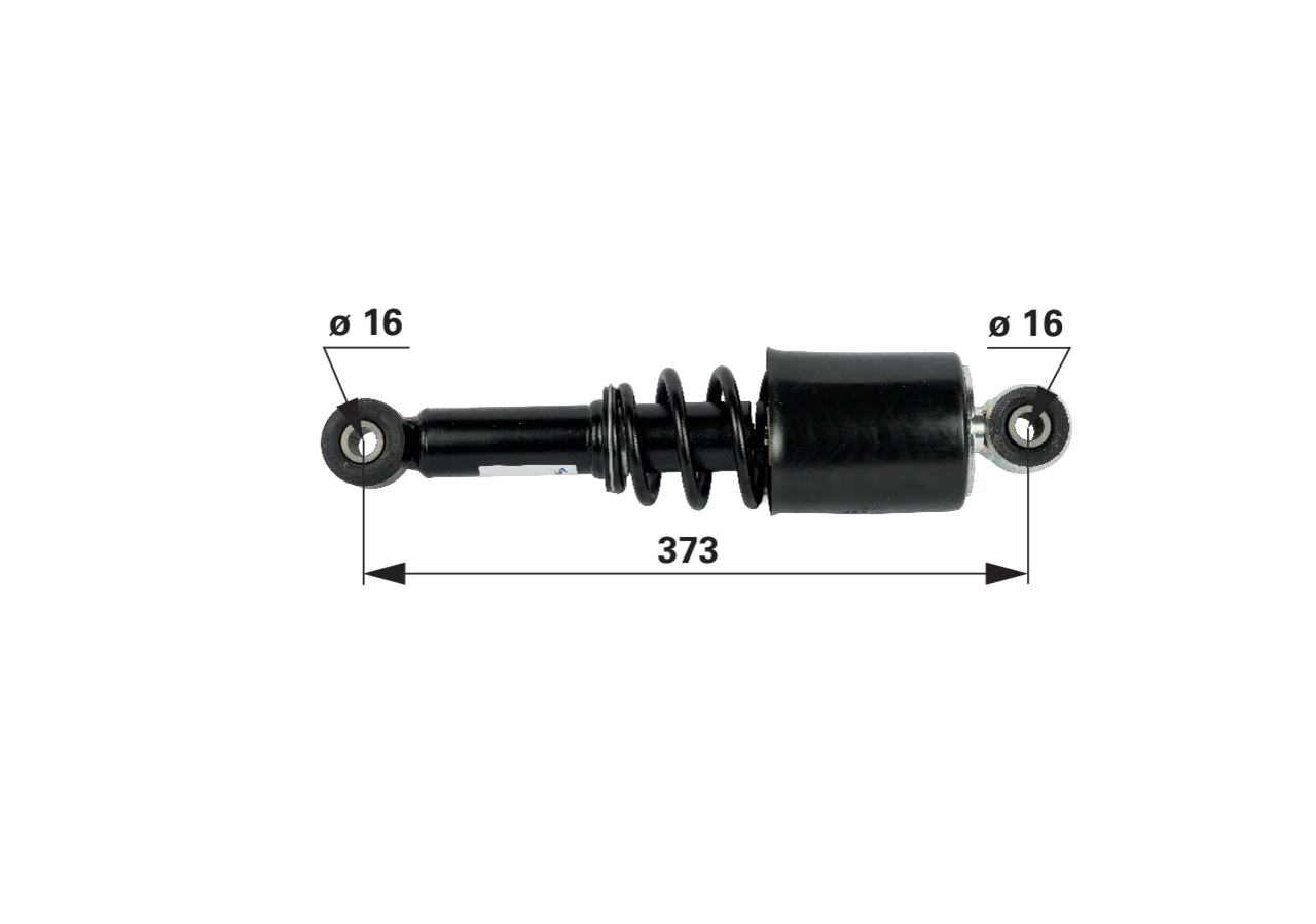 Sachs Stoßdämpfer anstelle von Valtra ACW2835330 Sachs