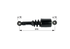 Sachs Stoßdämpfer anstelle von Valtra ACW2835330 Sachs