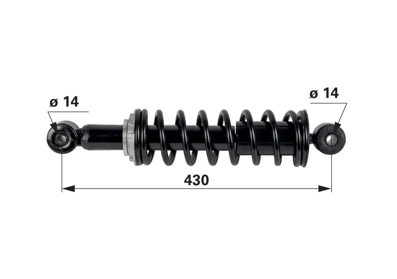 Stoßdämpfer anstelle von CNH 90323009 GartenShop24 - Hochwertige Gartengeräte