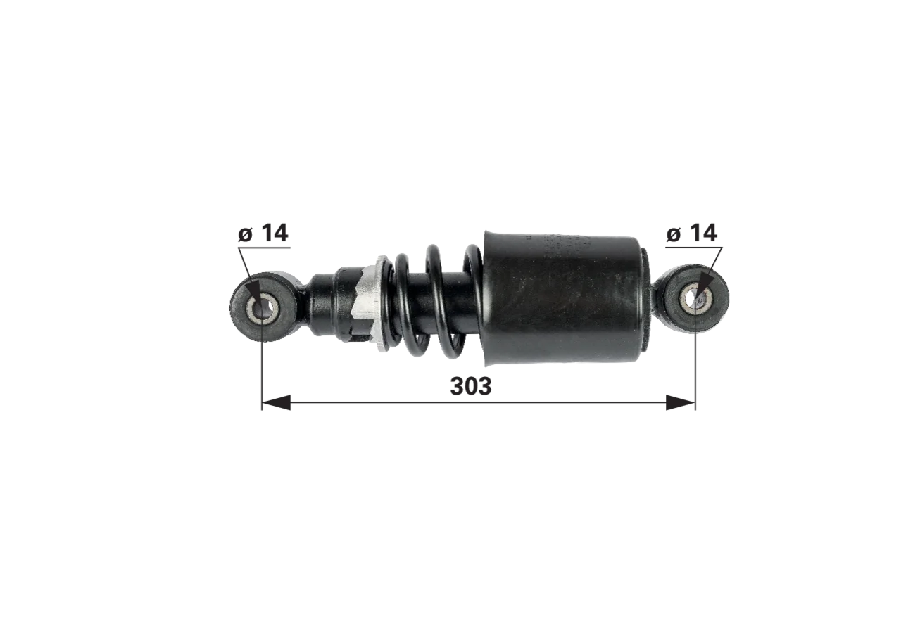 Sachs Stoßdämpfer anstelle von CNH 51418164 Sachs