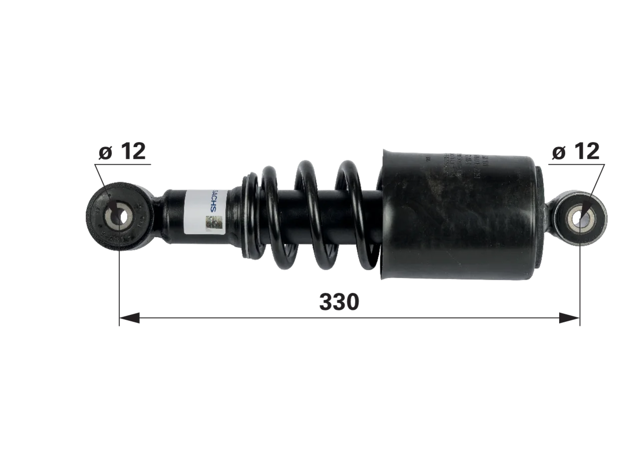 Sachs Stoßdämpfer anstelle von Fendt G718501200100 Sachs