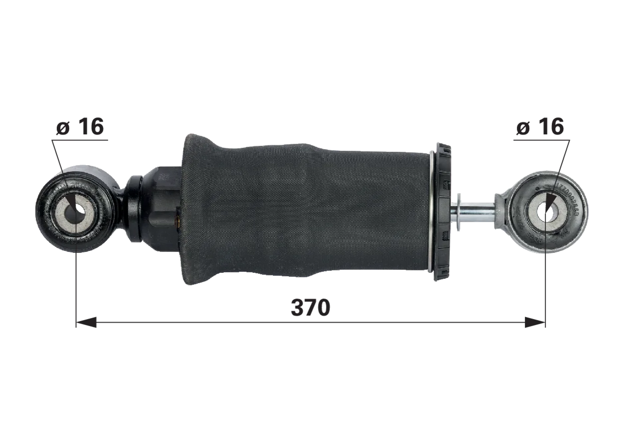 Sachs Stoßdämpfer anstelle von Fendt G954500200100 Sachs
