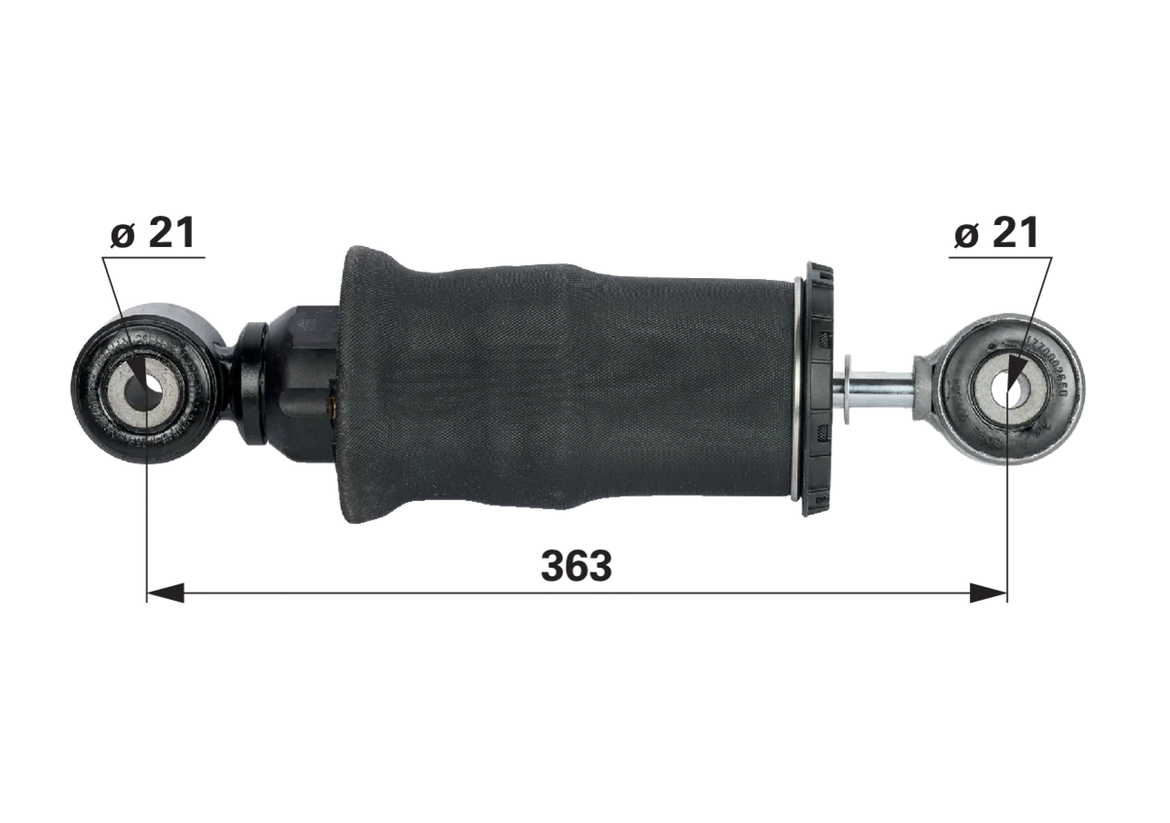Sachs Stoßdämpfer anstelle von Fendt G530500200200 Sachs