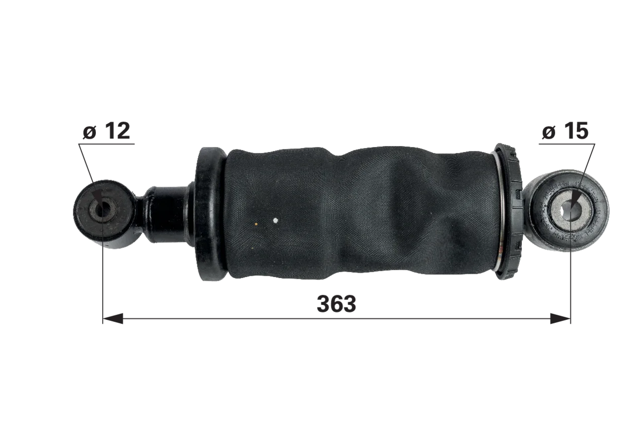 Sachs Stoßdämpfer hinten links anstelle von Fendt H218PB1035031 Sachs