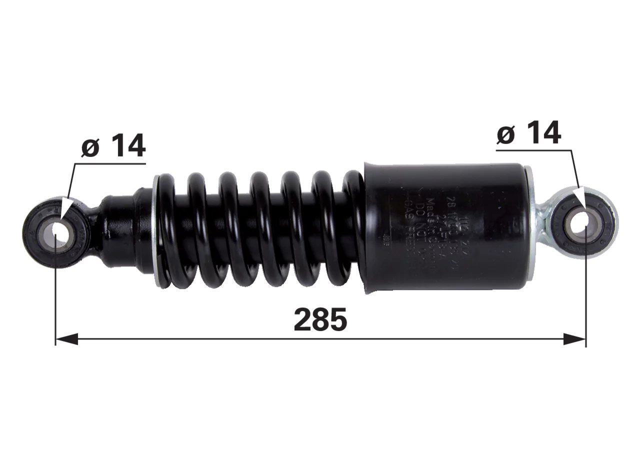 Sachs Stoßdämpfer anstelle von CNH 1-34-641-646 Sachs