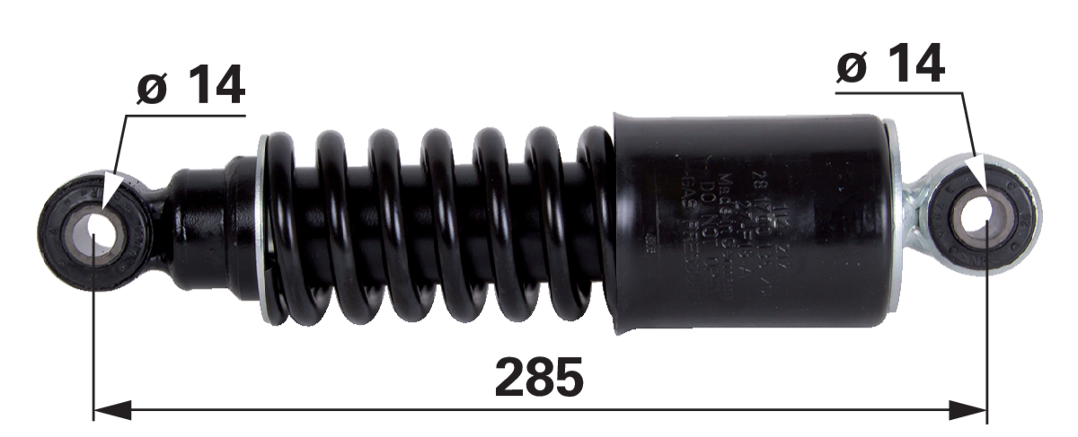 Sachs Stoßdämpfer anstelle von CNH 1-34-641-646 Sachs