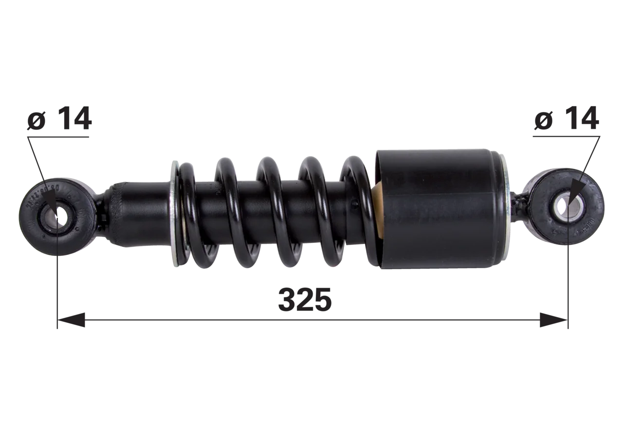 Stoßdämpfer anstelle von CNH 87332268 GartenShop24 - Hochwertige Gartengeräte