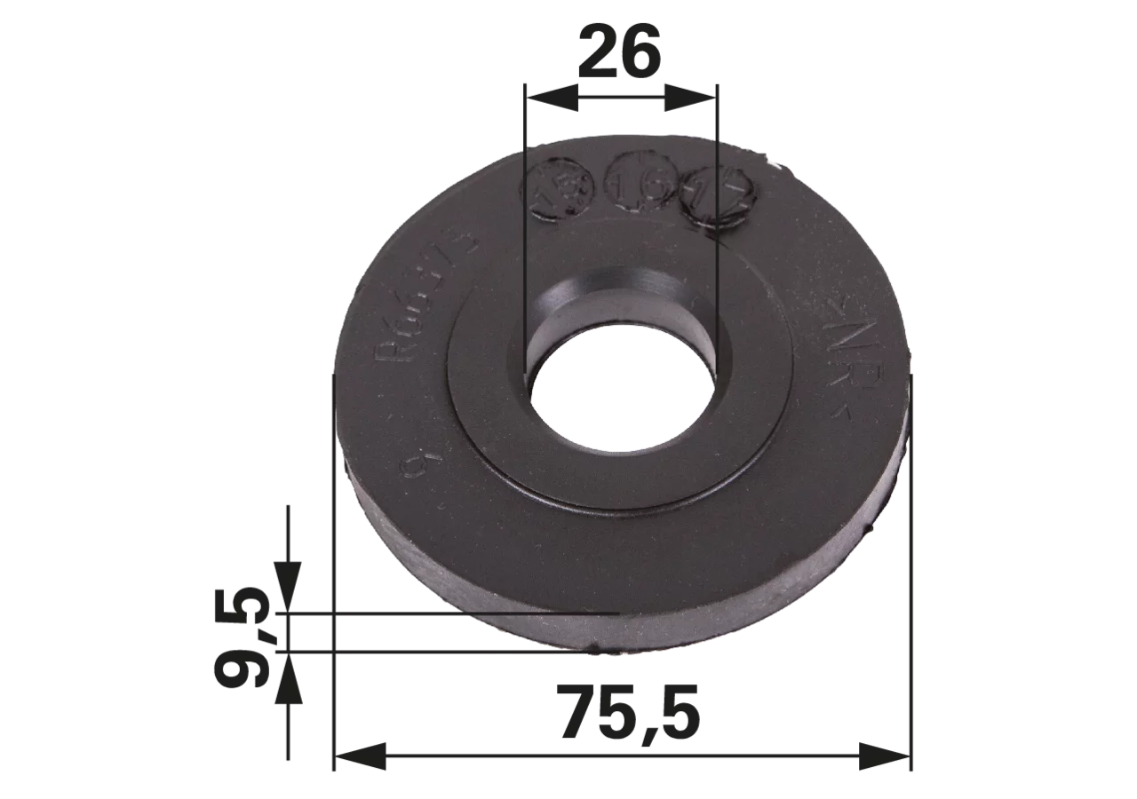 Gummilager anstelle von John Deere R65719 GartenShop24 - Hochwertige Gartengeräte