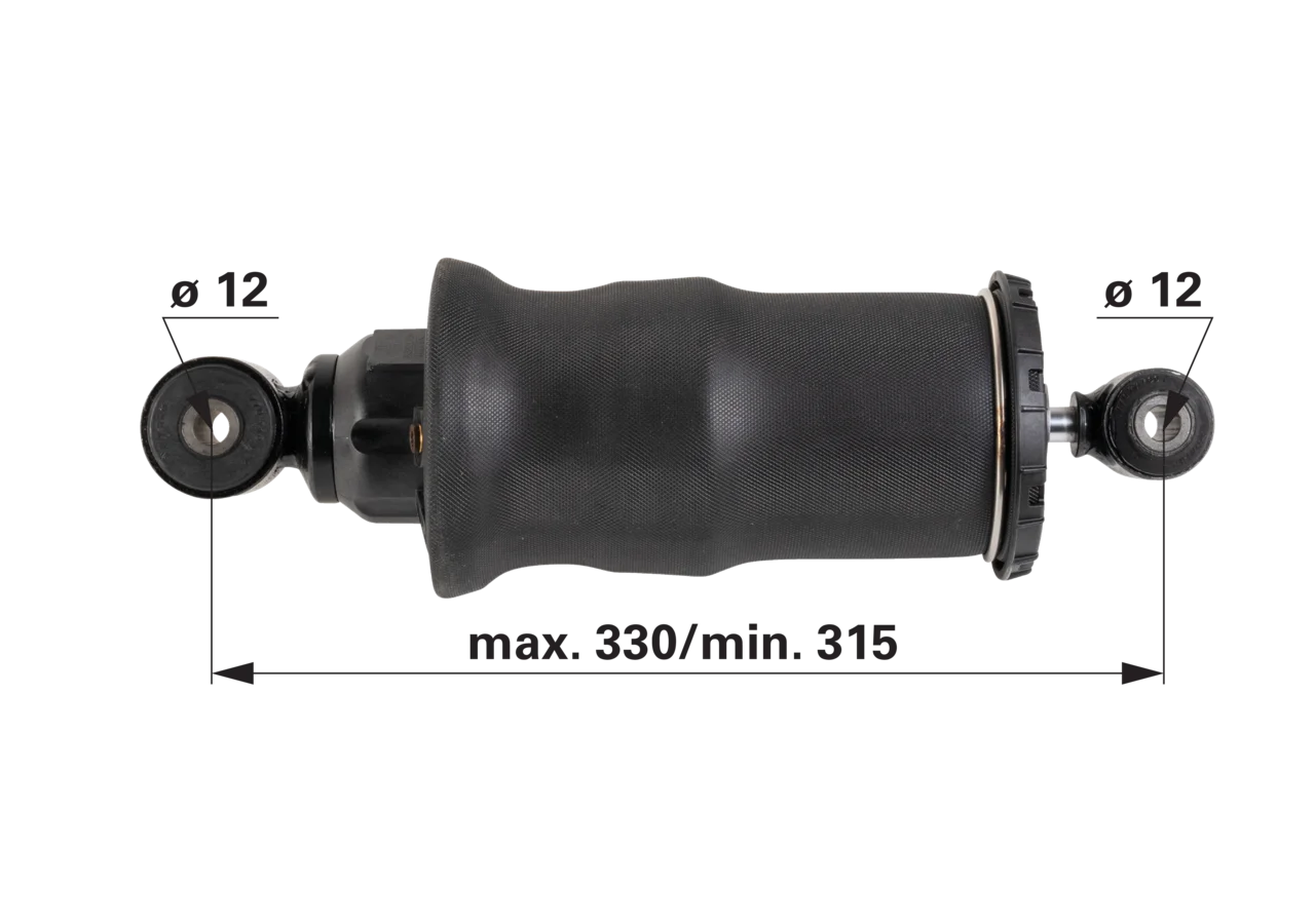 Sachs Luftfeder für Kabinenfederung G930500200111 Sachs