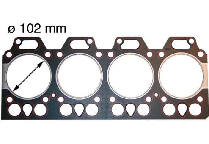 Zylinderkopfdichtung anstelle von Steyr 1406U040024 mit Tropfenform GartenShop24 - Hochwertige Gartengeräte