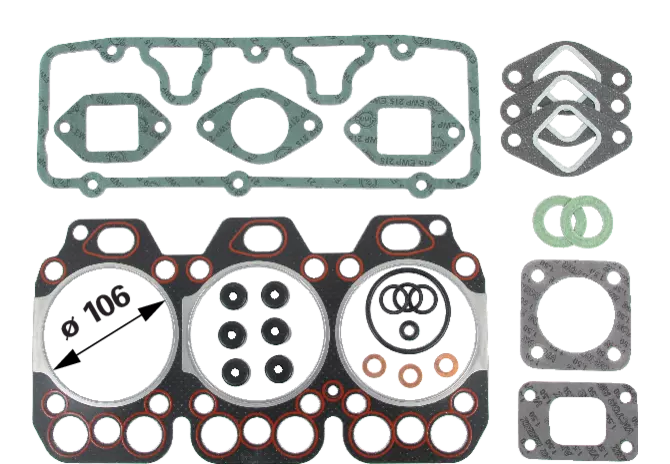 Zylinderkopfdichtsatz Durchmesser 106 mm passend zu Steyr Motor anstelle von Steyr 131100010703 GartenShop24 - Hochwertige Gartengeräte